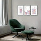 3pcs Tooth Art Decorative Poster Colorful Metal Print Ready to Hang Art
