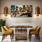 Exquisite Study Decoration Wall Art Canvas Office Home Room Framed 120x60cm