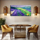 Rich Purple & Green Landscape Wall Art Canvas Office Home Room Framed 120x60cm