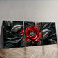 3pcs Jewel rose Wall Art Set Canvas Framed 40x60cm - High Quality Print 100% Australian Made Wall Canvas Ready to Hang