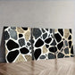 3pcs Featuring a Black Leopard Pattern Wall Art Set Canvas Framed 40x60cm - High Quality Print 100% Australian Made Wall Canvas Ready to Hang
