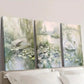 3pcs Depicting Spring Scenes Pond with Water Lily  Wall Art Set Canvas Framed 40x60cm - High Quality Print 100% Australian Made Wall Canvas Ready to Hang