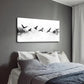 Birds in Flight Modern Décor Wall Art Canvas Office Home Room Framed 120x60cm