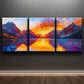 3pcs Featuring A Stunning Mountain Scene Wall Art Set Canvas Framed 60x90cm - High Quality Print 100% Australian Made Wall Canvas Ready to Hang