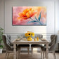 Vibrant Orange Poppy Nature Wall Art Canvas Office Home Room Framed 80x45cm