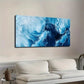 Abstract Blue And White Wall Art canvas office home room framed 120x60cm