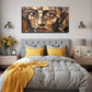 Abstract Face Perfect Wall Art Canvas Office Home Room Framed 80x45cm