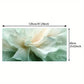 Abstract Green Flowers wall canvas office home room framed 120x60cm