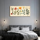 Vibrant Colorful Flowers Plants Wall Art Canvas Office Home Room Framed 120x60cm