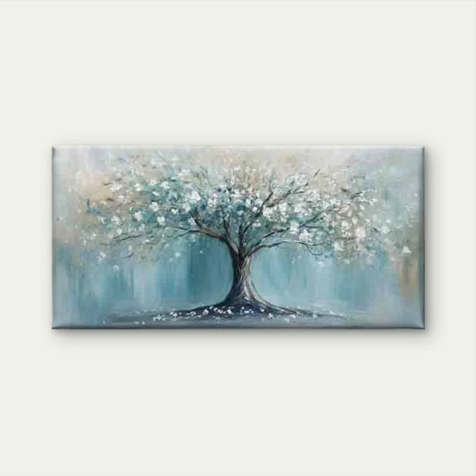Nature Inspired Landscape Wall Art Canvas Office Home Room Framed 80x45cm
