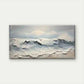 Abstract Ocean Wave Wall Art Canvas Office Home Room Framed 120x60cm