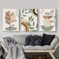 3pcs Abstract Sage Green Bohemian Canvas Framed 40x60cm - High Quality Print 100% Australian Made Wall Canvas Ready to Hang