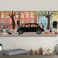 3pcs London Taxi, Luxurious Art Metal Print Ready to Hang Art