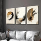 3pcs Natural Beige Wash Leaf & Zen Landscape Wall Art Set Canvas Framed 40x60cm - High Quality Print 100% Australian Made Wall Canvas Ready to Hang