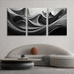 3pcs Beautiful Geometric Abstract Metal Print Ready to Hang Art