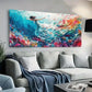 Dancer Fish & Coral Reefs wall canvas office home room framed 120x60cm