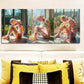 3pcs  Colorful Floral Designs Wall Art Set Canvas Framed 40x60cm - High Quality Print 100% Australian Made Wall Canvas Ready to Hang