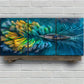3pcs Leaves and Boats Colourful Ocean Metal Print Ready to Hang Art