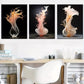 3pcs Simple Style Fashion art glass bottles Wall Art Set Canvas Framed 40x60cm - High Quality Print 100% Australian Made Wall Canvas Ready to Hang