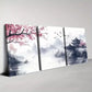 3pcs Traditional Chinese Nature Landscape Style Wall Art Set Canvas Framed 40x60cm - High Quality Print 100% Australian Made Wall Canvas Ready to Hang