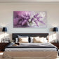 Lilac Bouquet Purple Floral Wall Art Canvas Office Home Room Framed 120x60cm