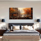 Urban Street View Modern Wall Art Canvas Office Home Room Framed 120x60cm
