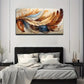 Warm Earthy Tones Nature Wall Art Canvas Office Home Room Framed 80x45cm