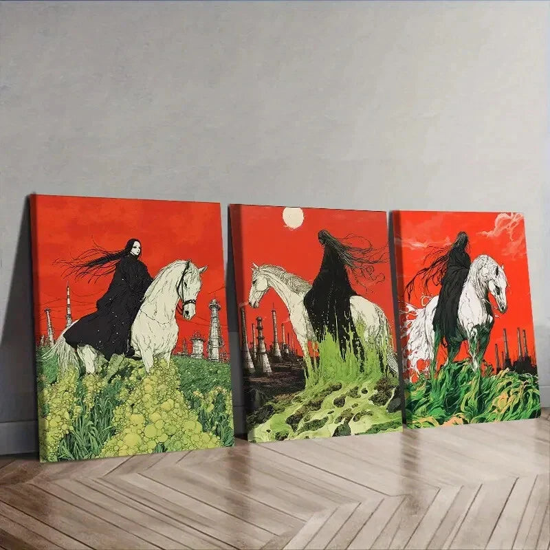 3pcs    Lady Liberty, Luxurious, Wall Art Set Canvas Framed 40x60cm - High Quality Print 100% Australian Made Wall Canvas Ready to Hang