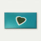 Paradise Island Form Heart Wall Art Canvas Office Home Room Framed 120x60cm