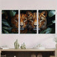 3pcs Animals Lion and Leopard Theme Metal Print Ready to Hang Art