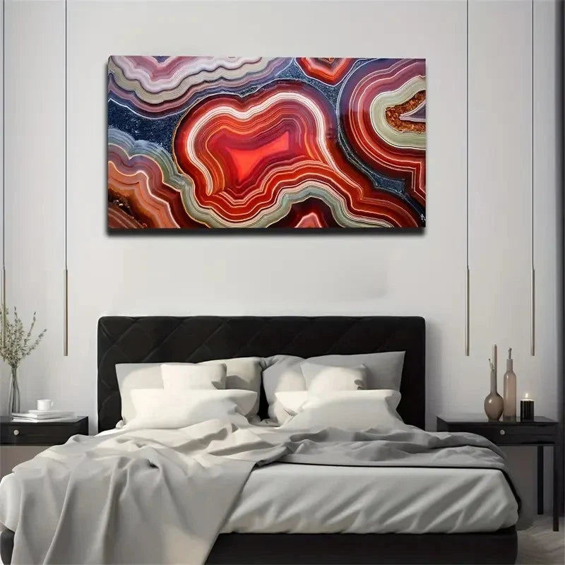 Modern Bohemian Abstract Wall Art Canvas Office Home Room Framed 120x60cm