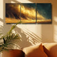 3pcs Sandstorm Hits Design Metal Print Ready to Hang Art