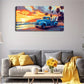 Depicting A For Man Wearing Wall Art Canvas Office Home Room Framed 120x60cm