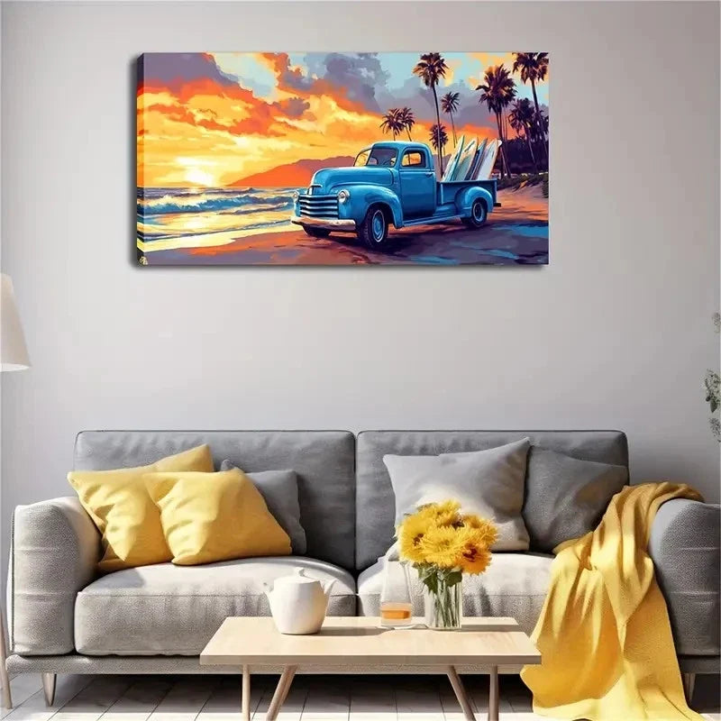 Depicting A For Man Wearing Wall Art Canvas Office Home Room Framed 120x60cm
