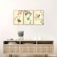 3pcs Birds on Branches Plant And Animal Metal Print Ready to Hang Art