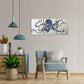 3pcs  Featuring Marine Animal Prints Metal Print Ready to Hang Art
