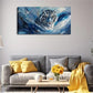 Black Stripes Modern Décor Wall Art Canvas Office Home Room Framed 120x60cm