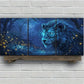 3pcs Lion Forest Guardian Stunning Golden Eyes Metal Print Ready to Hang Art