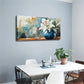 Realistic White Hibiscus Flower Wall Art Canvas Office Home Room Framed 120x60cm