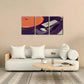3pcs Old Record Player Retro Musical Instrument Metal Print Ready to Hang Art