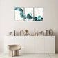 3pcs Fashion Living Visual Language Metal Print Ready to Hang Art