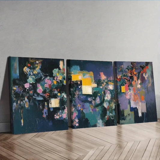 3pcs The painting in camouflage Wall Art Set Canvas Framed 40x60cm - High Quality Print 100% Australian Made Wall Canvas Ready to Hang