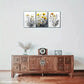 3pcs Flower Art Decorative Poster Watercolor Metal Print Ready to Hang Art