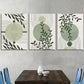 3pcs Bohemian Style Abstract Geometric Line Art Wall Art Set Canvas Framed 40x60cm - High Quality Print 100% Australian Made Wall Canvas Ready to Hang