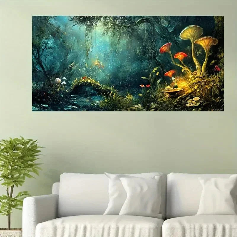 Creative Fantasy Scenery Wall Art Canvas Office Home Room Framed 120x60cm