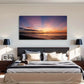 Seaside & Sky Contrast Lands Wall Art Canvas Office Home Room Framed 120x60cm