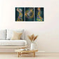 3pcs Golden fish decorative pattern, marine animal Metal Print Ready to Hang Art