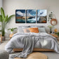 3pcs  Large Dam Water Release, Attractive Wall Art Set Canvas Framed 40x60cm - High Quality Print 100% Australian Made Wall Canvas Ready to Hang