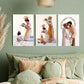 3pcs Generations Grow, Always Help You Grow Metal Print Ready to Hang Art