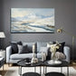 Snow Mountain River Space Wall Art Canvas Office Home Room Framed 120x60cm